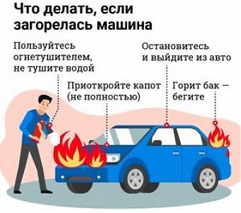 Почему горят автомобили, меры предострожности