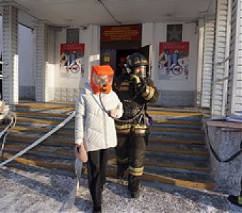 Пожарно-тактические учения в школе