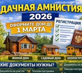 Как воспользоваться «дачной амнистией» в 2026 году  