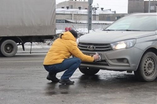 Грязный номер на автомобиле - плати штраф!