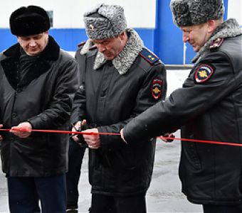 Открыт автотехнический комплекс и вручены ключи от служебных автомобилей