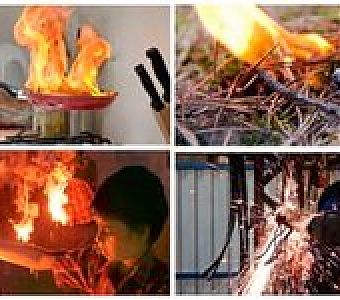 Неосторожное обращение с огнем приводит к пожару