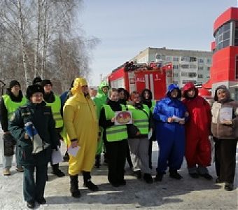 «Громкая» акция: привлечь внимание юргинцев к проблеме пожарной безопасности