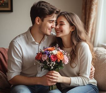 Бесплатный букет к 14 февраля