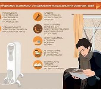 Согреваемся безопасно: обогреватели, меры безопаосности